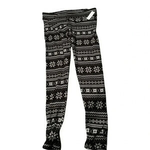 Time and Tru Women's size L 12-14 FairIsle Leggings New With Tags color MULT
